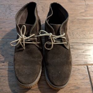 MENS Johnston and Murphy sheepskin casual boots, size 12